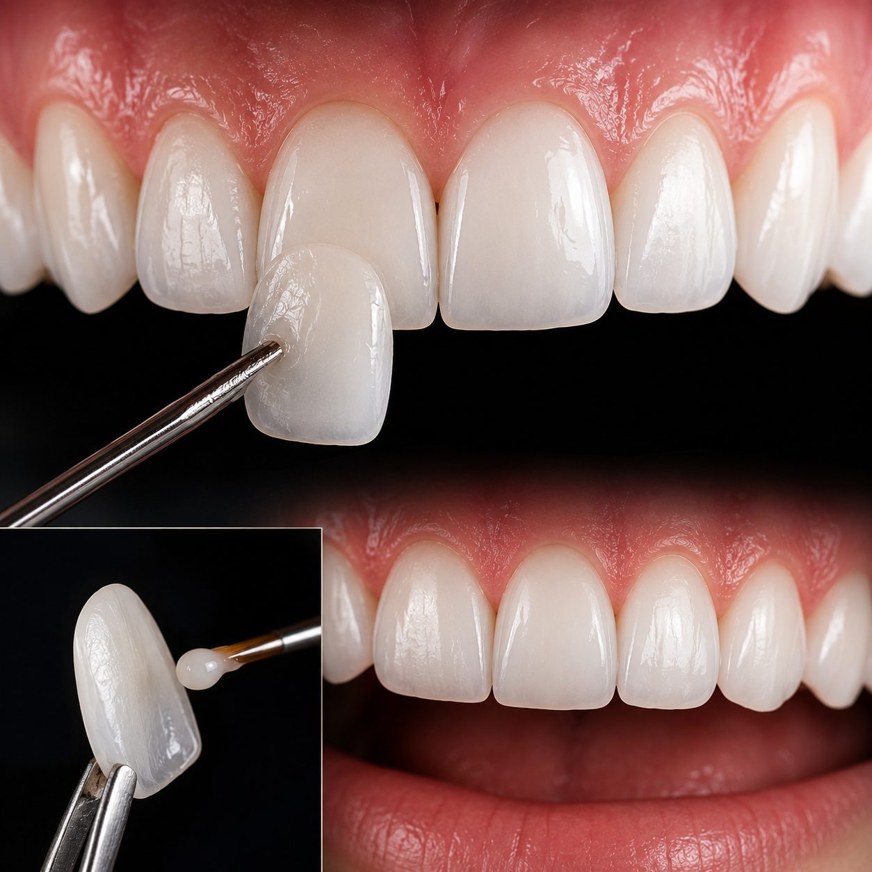 Lentes de Contato Dental de porcelana